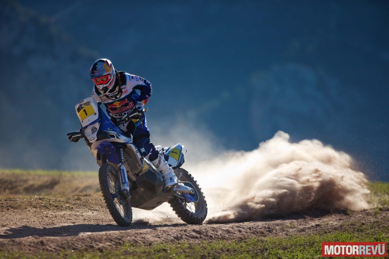 Sportesemények Cyril Despres és a Yamaha YZ450F Rally Race Bike Sportesemények Cyril Despres és a Yamaha YZ450F Rally Race Bike
