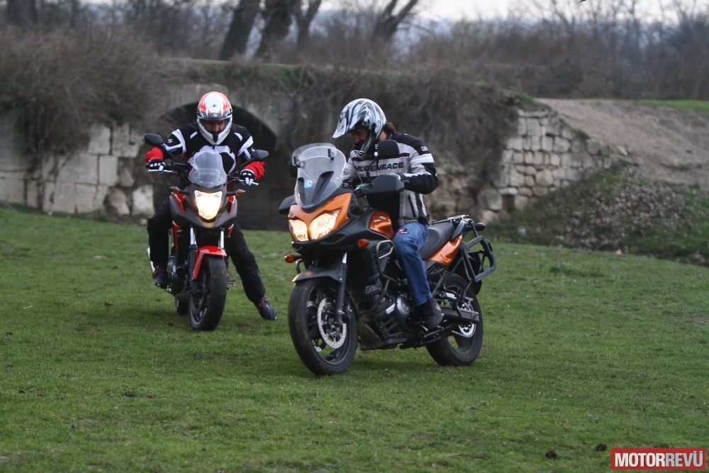 Motorok Tesztek galériája Honda NC700X vs. Suzuki DL650 V-Strom Motorok Tesztek galériája Honda NC700X vs. Suzuki DL650 V-Strom