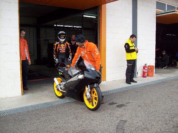 KTM Moto3 teszt KTM Moto3 teszt